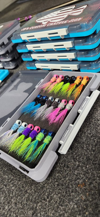 18 PIECE HAIR JIG BOX SET