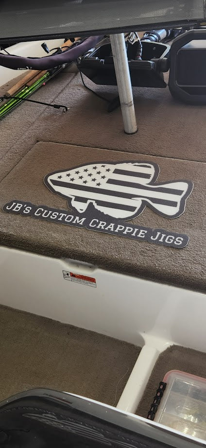 JBs Custom Crappie Jigs carpet sticker